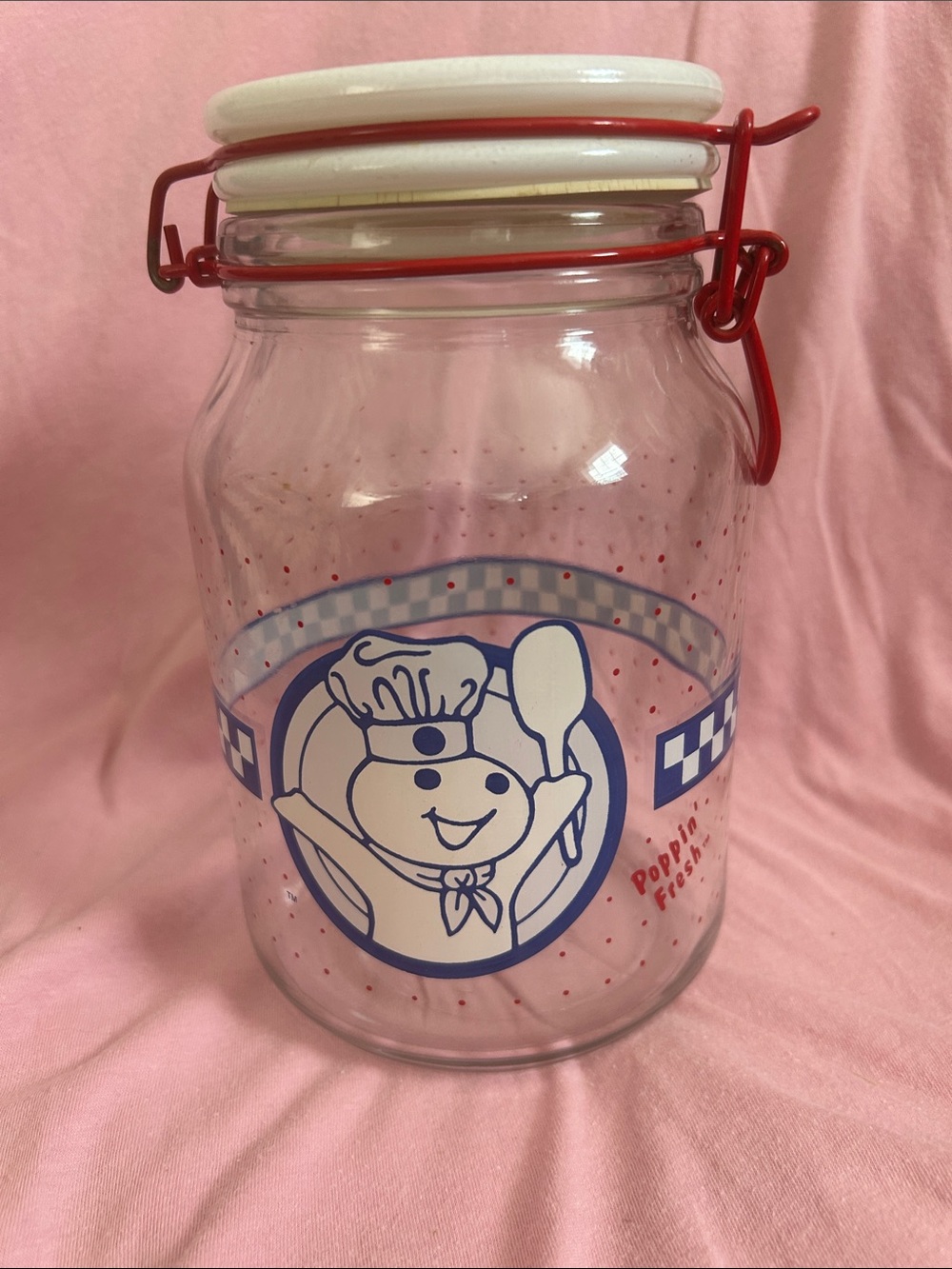 Vintage Pillsbury doughboy canister jar